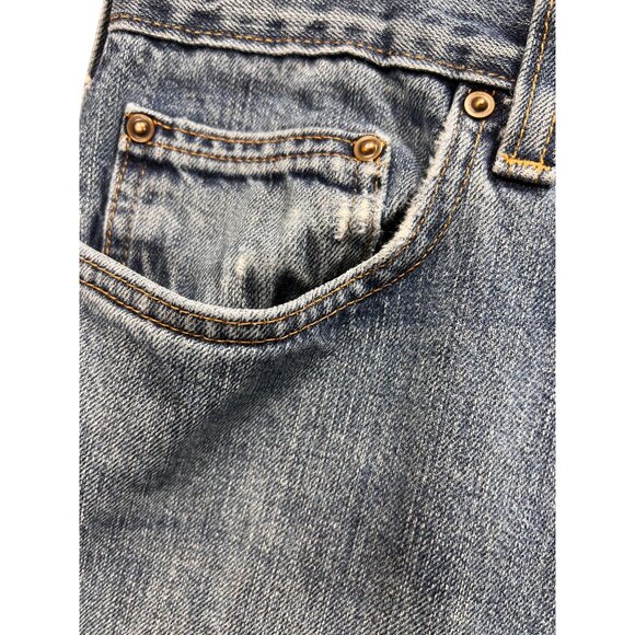 Carhartt Mens Blue Denim Straight Fit Jeans Relaxed Fit 34x34 Pants RN 14806 - Picture 6 of 15